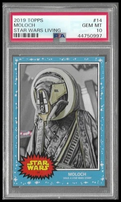 2019 Topps Star Wars Living Set #14 Moloch - PSA 10 GEM MT - Image 1 of 2