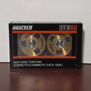 Digitech DT II 60 Minute NEW Sealed Super Chrome Reel Cassette Tape High Bias - Picture 1 of 2