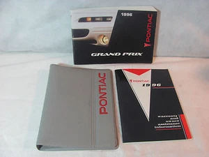 1996 Grand Prix Owner's Manual with Book Cover - Bild 1 von 8