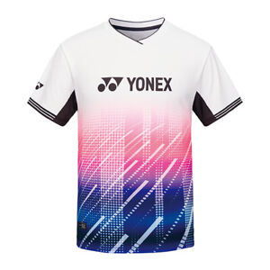 YONEX 24S/S Men's Badminton T-Shirts Sportswear Top Tee Neon Pink NWT 241TS015M