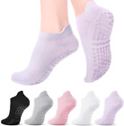 Zuimei 5 Pairs Pilates Yoga Grip Socks, Women Non Slip Grip Socks Anti-slip with