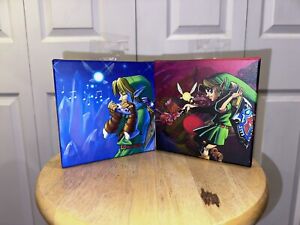 The Legend of Zelda - Link Canvas Art Printing Red & Blue Official Nintendo