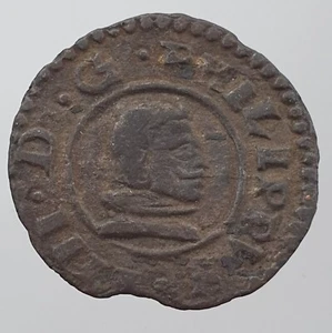 ESPAGNE 8 MARAVEDIS 1661 - Picture 1 of 2