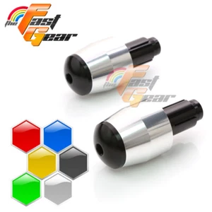CNC SILVER Bar End Sliders LUX For Ducati 748 916 996 998 S R 99-03 02 01 00 - Picture 1 of 8