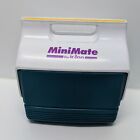 Vintage 1990s MiniMate Cooler By Igloo Made In USA Purple And White