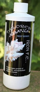 Tailored aquatics reef series Iron Fe 473 ml bottle new - Imagen 1 de 3