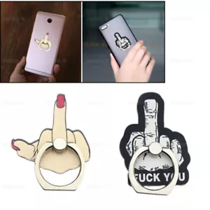 Soporte de anillo de dedo medio soporte de teléfono giratorio 360° para teléfono celular agarre de dedo - Imagen 1 de 15