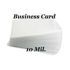 Business Card 10 Mil 100 PK Laminating Pouches 2-1/4 x 3-3/4 X-Clear, Gloss