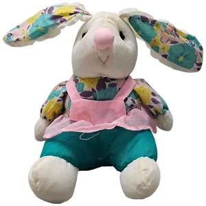 Albero del dollaro nylon paracadute coniglietto pasquale peluche peluche anni 90 vintage coniglio - Foto 1 di 7