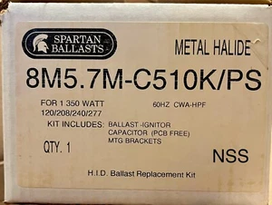 Spartan Ballasts 8M5.7M-C510K/PS Metal Halide 350W Ballast Replacement Kit NewOS - Picture 1 of 4