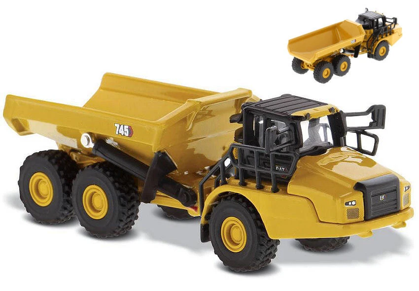 Modellino camion Diecast Master CAT 745 TRUCK 1:125 diecast modellismo statico - Immagine 1 di 1