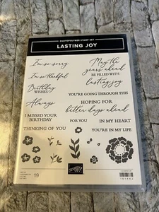 Stampin' Up! Retired Stamp Set - Lasting Joy - Picture 1 of 2