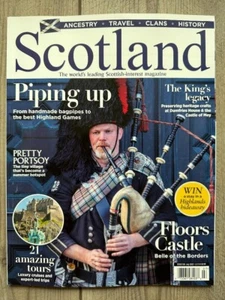 SCOTLAND July 2023 Issue 128 HANDMADE BAGPIPES Floors Castle KING'S LEGACY Ports - Picture 1 of 1