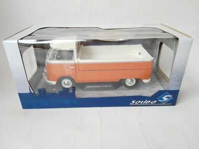 Solido Volkswagen T1 Pick Up orange white 1950 1/18 S1806701 - Immagine 1 di 3
