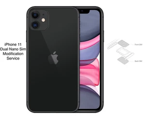 Apple iPhone 11 Fizyczna modyfikacja Dual Sim A2111 A2223 Dwie karty Nano SIM OEM - Zdjęcie 1 z 36