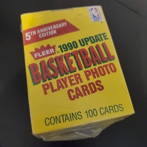 Juego completo de actualización de baloncesto Fleer 1990 1-100 sellado de fábrica con Gary Payton RC - Imagen 1 de 1