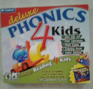 Cosmi Deluxe Phonics 4 Kids Software Windows PC - Picture 1 of 2