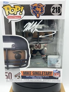 ¡FUNKO POP FIRMADO AUTOGRAFIADO POR MIKE SINGLETARY! CHICAGO BEARS BAS BECKETT RG2 218 - Imagen 1 de 9