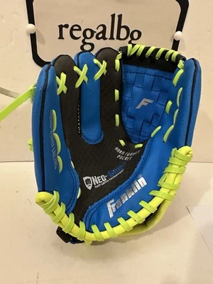 Guante Franklin Tee Ball para zurdos azul negro verde neón (T)... Foto 1 de 4