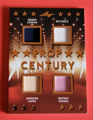 Britney Spears RELIC WARDROBE CARD Beyonce Jennifer Lopez QUEEN LATIFAH LEAF POP - Image 1 of 2