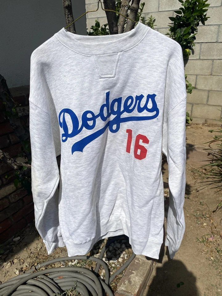 Suéter de Colección Starter 1995 Los Angeles MLB Dodgers Cuello Redondo Hideo Nomo Nuevo con Etiquetas M Foto 1 de 4