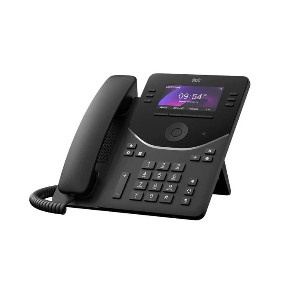 Cisco 9861 IP Phone DP-9861-K9 5" Touchscreen Wi-Fi Bluetooth Webex CUCM PoE NEw - Image 1 of 1
