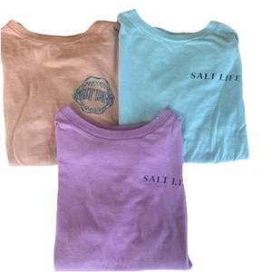 Lote Camisetas Salt Life Juvenil Niño Niña Verano - Imagen 1 de 7