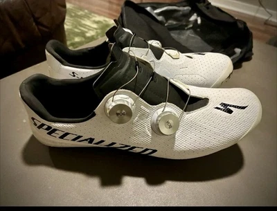 Specialized S-Works Antorch Road, White Team, 45 (US 11.5) con bolsa (Bueno) S Works Foto 1 de 4