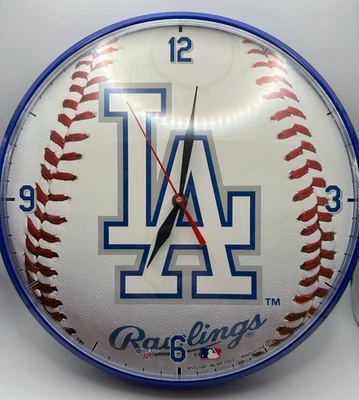 WinCraft Sports LA Dodgers Baseball 13" Wall Clock MLBP 2003 (Not working) - Image 1 of 4