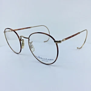 New VINTAGE Polo Ralph Lauren Polo Classic 110 Eyeglasses C. 66L Tortoise & Gold - Picture 1 of 14