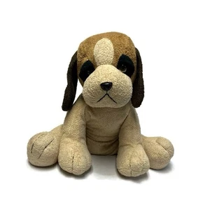 Russ Berrie PATCHES Puppy Dog Large 13” Stuffed Animal Bean Bag Weighted Plush - Picture 1 of 8