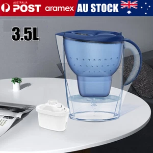 3.5L Water Filter Jug Bench Top Purifier Jug+ MAXTRA+ 1x Filter Refill Cartridge - Picture 1 of 11