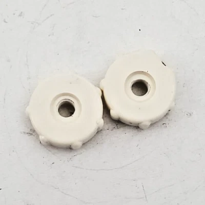 JUEGO DE 2 TUERCAS PORSCHE 944 951 968 MARCADOR LATERAL LUZ TUERCA PLÁSTICO BLANCO PERILLA TRASERA Foto 1 de 4