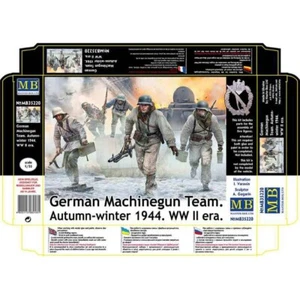 Figura escala MASTER BOX 35220 1:35 equipo alemán de ametralladoras otoño-invierno 1944 Segunda Guerra Mundial - Imagen 1 de 5