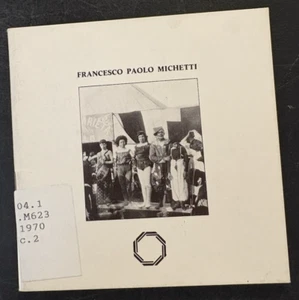 Francisco Paolo Michetti Il Diaframma 1970 photography italian mini catalog - Imagen 1 de 5