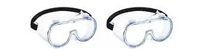 (2-PACK) Gafas de Seguridad Protectoras, Anti-Salpicaduras/Niebla Protección UV, Resistentes a Impactos - Imagen 1 de 24