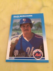 1987 Fleer Update #U-78 Kevin McReynolds Baseball Card