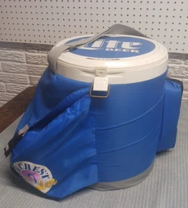 Vintage Miller Lite Pak Insulated Beer Cooler With Miller Lite Football - Picture 1 of 9