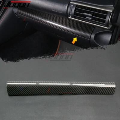 For Lexus RC200 RC300 RC350 RC F IS250 350 300 Real Carbon Dash Glove Box Panels - Imagem 1 de 4