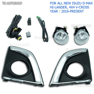 Juego de focos antiniebla para Isuzu D-Max Hi-lander V-Cross Ute 4x4 4x4 2016 2017 Foto 1 de 4