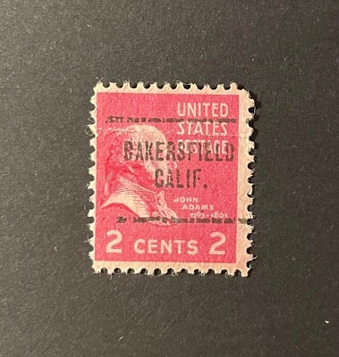 Bakersfield, California Type 61 Precancel - 2 cents Prexie - U.S. #806 - CA - Image 1 of 3