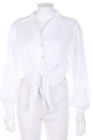TOPSHOP SMALL Cropped Blouse UK 6 = D 32 white