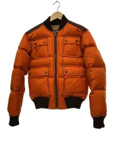 DSQUARED2 DOWN JACKET 44 NYLON Orange Used - Picture 1 of 5