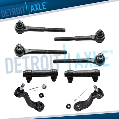 8pc Front Tie Rods Pitman & Idler Arm for Chevrolet GMC K1500 K2500 Trucks 4WD - Image 1 of 4