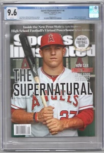 Mike Trout SPORTS ILLUSTRATED August 27, 2012 Newsstand CGC 9.6 First Cover FC - Picture 1 of 2