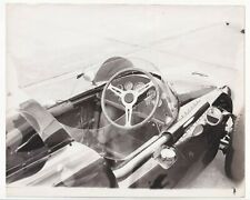 INCREDIBLE VINTAGE CAR AUTO RACING CUP RACE BLACK & WHITE 1950s ORIG Photo Y 264