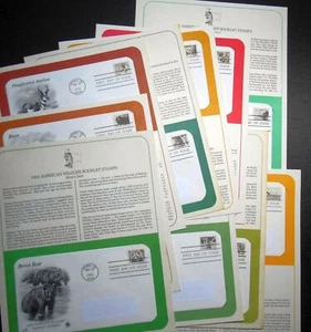 1981 WILDLIFE 18c Sc 1880-1889 set 10 FDCs with full info PCS pages animals - Picture 1 of 8