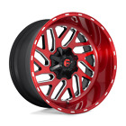 Fuel D691 Triton 20x10 -18 Candy Red Milled Wheel 8x165.1 (QTY 1)