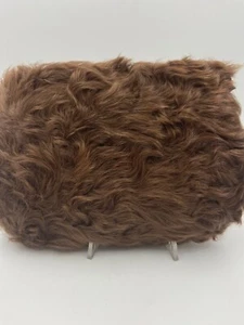Manicotto a mano donna vintage anni 50 pelliccia | borsa a tracolla agnello persiano con chiusura zip - Foto 1 di 10