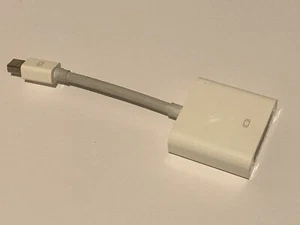 Apple A1305 Thunderbolt Mini Display Port to DVI Cable Monitor Adapter Genuine - Picture 1 of 4